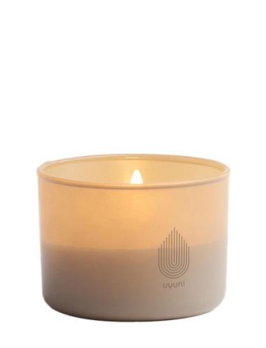 UYUNI Lighting Glass Candle Beige