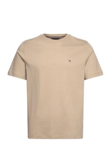 Tommy Hilfiger Ess Seasonal Reg Fit Solid Tee Beige