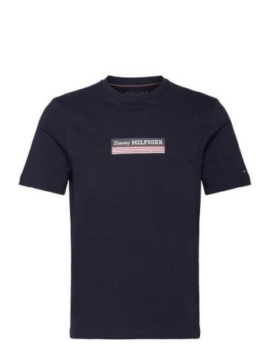 Tommy Hilfiger Hilfiger Box Tee Marinblå