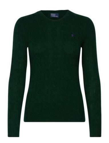 Polo Ralph Lauren Cable-Knit Wool-Cashmere Sweater Khaki Green