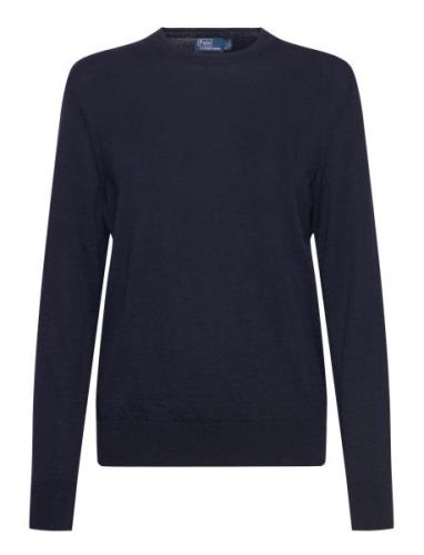 Polo Ralph Lauren Wool Crewneck Sweater Marinblå