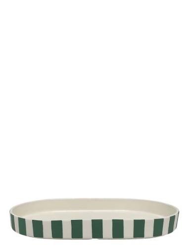 OYOY Living Design Toppu Oval Tray Grön