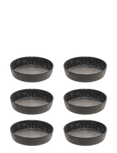 Aida Raw Nordic Black - Soup Plate D19,4 X H4,5 Cm 6 Pcs Svart