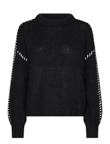 Vero Moda Vmfeng Ls O-Neck Pullover Ga Boo Svart