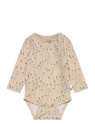 Petit Piao Body L/S Printed Beige