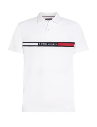 Tommy Hilfiger Hilfiger Chest Insert Reg Polo Vit