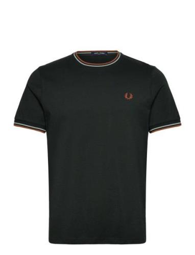 Fred Perry Twin Tipped T-Shirt Grön