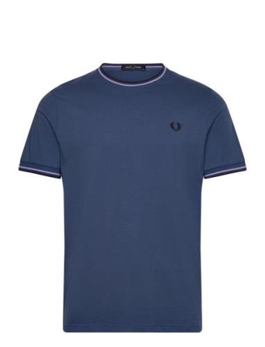 Fred Perry Twin Tipped T-Shirt Marinblå