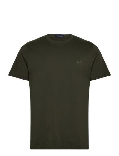 Fred Perry Crew Neck T-Shirt Grön