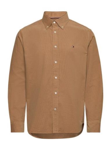 Tommy Hilfiger Solid Corduroy Rf Shirt Brun