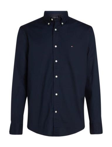 Tommy Hilfiger Core Flex Poplin Solid Rf Shirt Marinblå