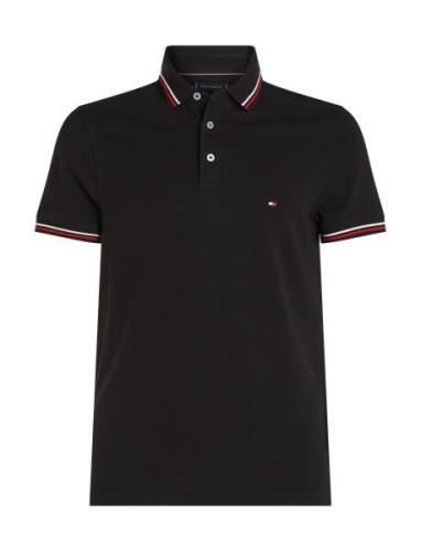 Tommy Hilfiger Tipped Slim Fit Polo Svart