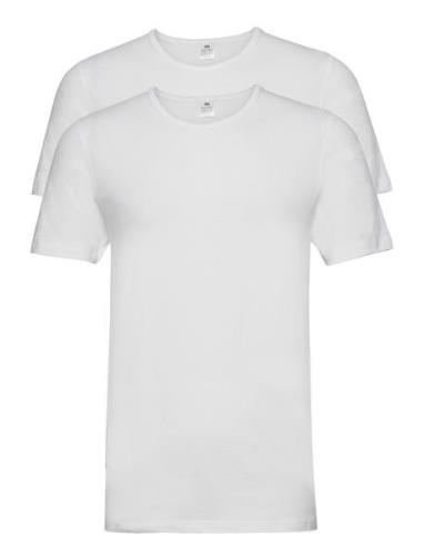 Dovre Dovre T-Shirt 2-Pack Gots Vit